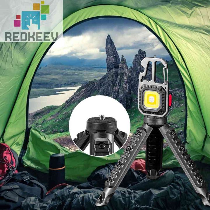 REDKEEV%20Pocket%20Keychain%20Flashlight%20Tripod%20Work%20Light%20Bracket%20for%20Outdoor%20Camping%20-%20Image%203