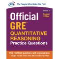 Official GRE Quantitative Reasoning Practice Questions, Volume 1, Second Edition 2nd Edition (White Print). 