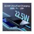 Joyroom JR-QP191 10000mah 22.5W Fast Charging Digital Display Power Bank. 