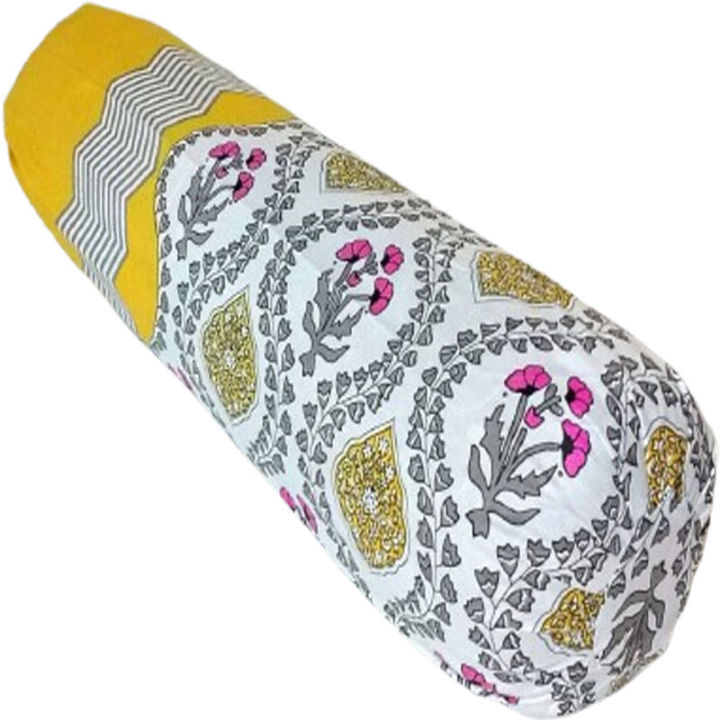 Cotton Side Pillow cover 34/39 (Stander Measurements)Big Size Side Pillow cover Round 34 long 39 Inch