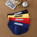 Underwear Brand Men's Breathable Briefs Fashion Tight Silk Low Waist Elastic U Pouch Close-Fitting Comfortable Underpants. 