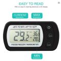 1PC Fridge Thermometer With Hook Anti-Humidity Refrigerator Freezer Electric LCD Display Digital Thermometer Temperature Monitor.
