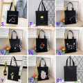 【Aesth Diary Store】(New) student tote bag canvas tuition School cute school bag black cloth cheap tutorial handbag tuition bag canvas bag.