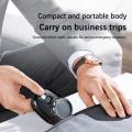 Usb Mini Shave Stainless Steel Pocket Size Electric Shaver Men Antiskid Travel Portable Lcd Digital Display Rechargeable Razor. 