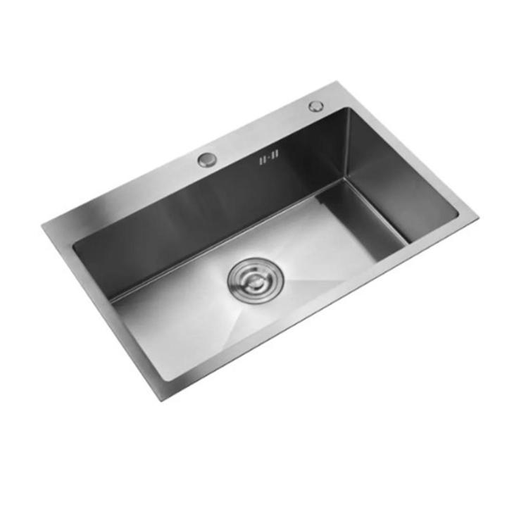 Kitchen Sink Single Bowl, Stainless Steel, ND01S Brushed, 01-5670