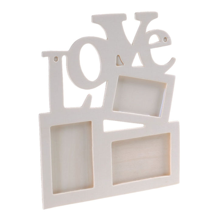 Hollow%20Love%20Wooden%20Family%20Photo%20Picture%20Frame%20White%20Base%20Art%20DIY%20Home%20Decor%20New%20-%20Image%206