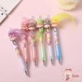 Internet celebrity fried hair gel pen girl creative ugly cute pen cute DIY ugly baby fried hair patch pen quick-dry brush question pen.