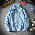Men's Denim Jacket Spring Autumn Fashion Streetwear Jeans Coat Male Casual Korean College Jean Jacket Jaqueta Masculina. 