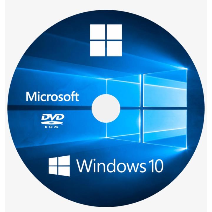 Windows CD Cover Transparent - Windows 10 DVD