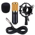 Professional Microphone Series BM800 Broadcasting Studio Recording Condenser Professional Microphone Mic with Shock Mount & XLR To 3.5mm Cable. 