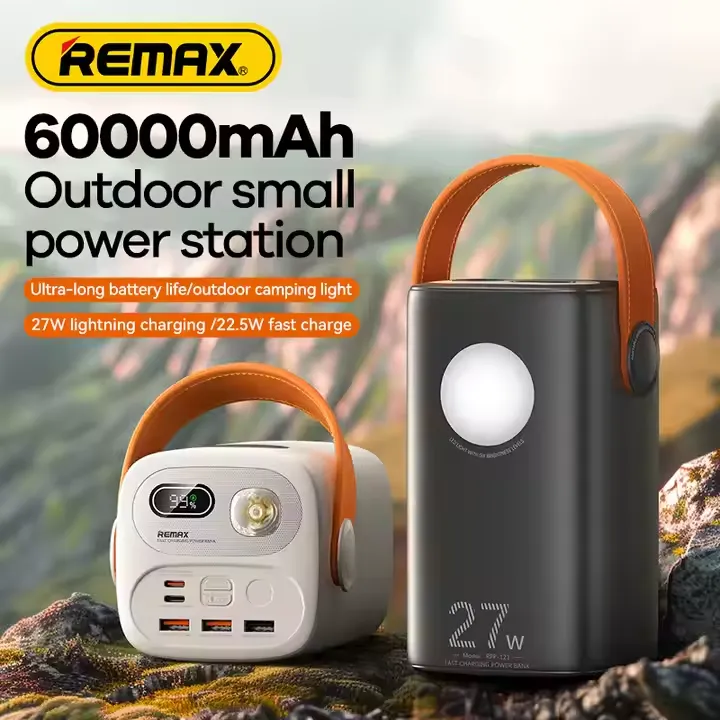REMAX%202025%20RPP-123%20High%20Capacity%2060000mAh%2027W+22.5W%20Fast%20Charging%20Portable%20Outdoor%20Charger%20Mobile%20Battery%20Power%20Bank%20with%20LED%20Light%20-%20Image%202