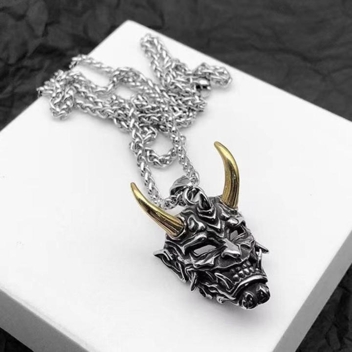 Punk%20Hop%20Rock%20Necklace%20Jewelry%20Horror%20Halloween%20Gift%20Exquisite%20Gothic%20Ghost%20Pendant%20Necklace%20Men's%20Classic%20Retro%20-%20Image%206