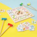 Baby Cognitive Puzzle Card Educational Toys Color Shape Matching Game Cartoon  Early Learning Math Toys Gifts For Children. 