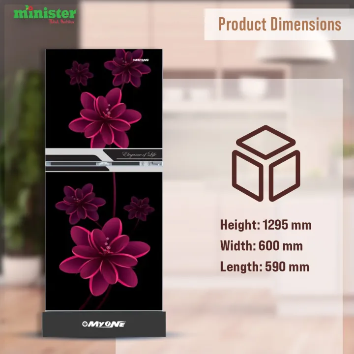 Myone%20MY-1F5G%20Magnificent%20Red%20Black%20Match%20Refrigerator-165%20litter%20with%20Free%20Delivery%20-%20Image%204