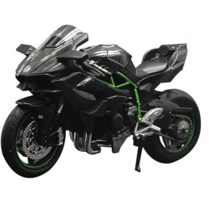 1:12%20H2%20R%20Motorcycle%20Diecast%20Alloy%20Model%20Toy%20Black%20Ninja%20H2R%20Motorbike%20Detachable%20Collection%20Black%20-%20Image%202