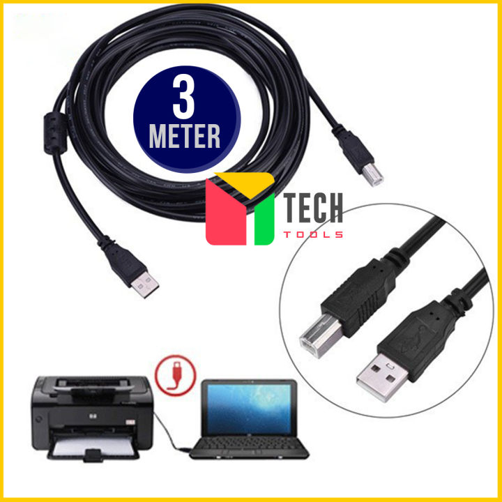 Printer Cable A to B Male Copier fax machine Scanner For Canon Sharp 3M ...