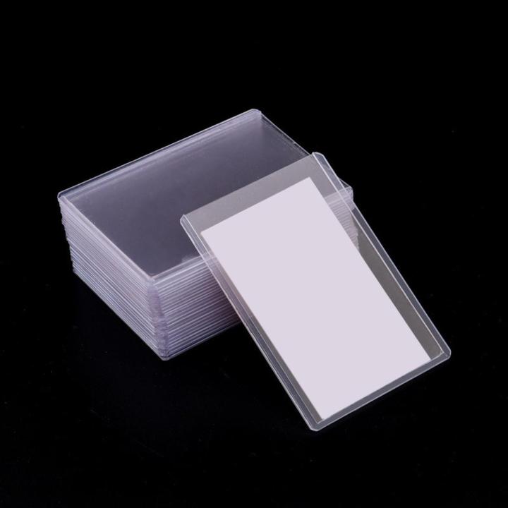 Transparent Sealed Play Card Sleeve 35PT Top Loader Cards Protectors Board Gaming Trading Card Holder Clear Cover