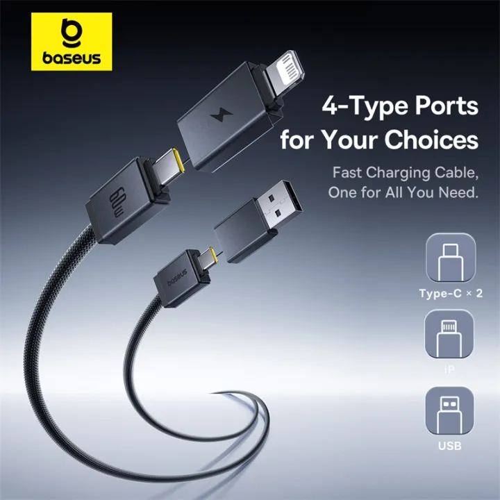 Baseus%20Versatile%20Two-for-Two%20Fast%20Charging%20Cable%20U+C%20to%20C+L%2060W%200.6m%201m%202m%20-%20Image%202