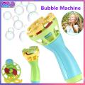 【Happy baby toy store】OK2 Electric Bubble Machine Automatic Blower Outdoor Children's Toys Soap Bubble Toy for Kids Gift.