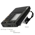 TIVDIO V-115 FM/AM/SW Radio Multiband Radio Receiver REC Recorder Bass Sound MP3 Player Speakers with Sleep Timer Black - intl. 