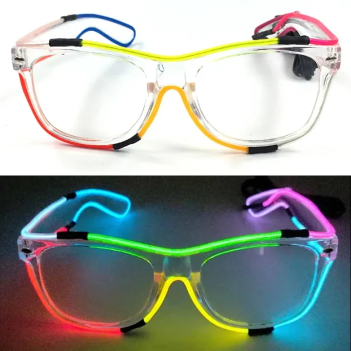 10%20Colors%20Fashion%20EL%20Wire%20Neon%20LED%20Sunglasses%20Bar%20Dance%20DJ%20Bright%20Flashing%20Sun%20Glasses%20Men%20Light%20Up%20Eyewear%20-%20Image%204