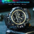 SANDA 2022 G Style New Men's Watches 50M Waterproof Shock Sports Military Quartz Watch For Male Digital Wristwatch Clock 3133. 