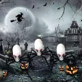 Poseable Spider Prop for Halloween Realistic Halloween Spider Decoration for Haunted House Flexible Spooky Skull Head Spider Ornament Perfect for Festive Season Buy Halloween Skull Head Spider. 