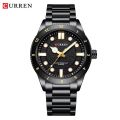 CURREN 8450 Men's Stainless Steel Watch. 