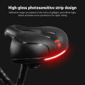 Comfortable Wide Bicycle Seat Cycling Saddle Mountain Bike Sponge Big Cushion Comfortable Bicycle Seat.