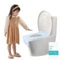 10 PCS Travel Disposable Paper Toilet Seat Cover Protector Camping Bathroom Accessory Mat Biodegradable Pad Cushion Tandas.