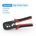 Vention RJ45 Crimping Tool Network Cable Crimper Cutting Tools Kits Crimping Stripper Punch Down RJ45 RJ12 RJ11 Ethernet Cable. 