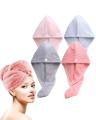 Fashion Women Absorbent Microfiber Towel Turban Hair. 