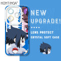 Hontinga for Infinix Hot 40 Pro Hot 40 Back Cover Cartoon Naruto Print Camera Protection Transparent TPU Soft Phone Case. 