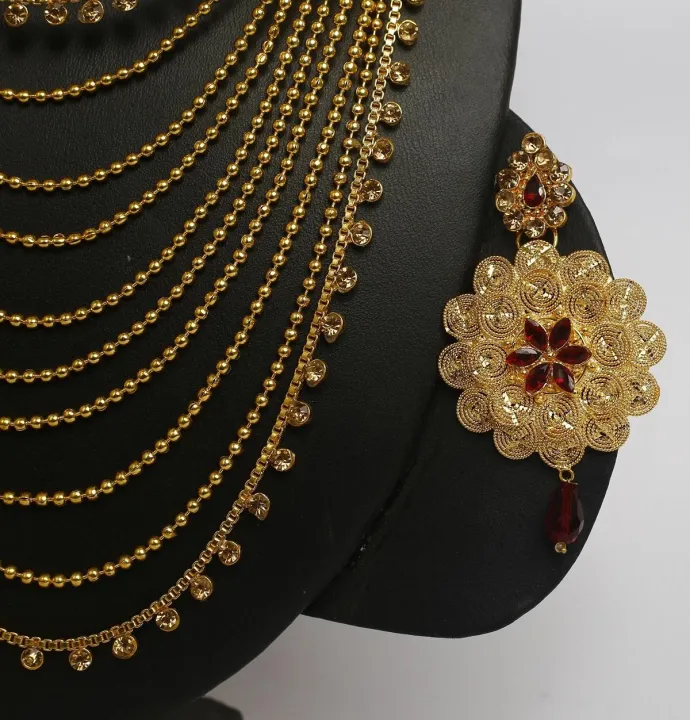 Gold%20Plated%20Jewellery%20Set%20for%20Women%20%20Indian%20Lohor%20City%20Gold%20-%20Image%204