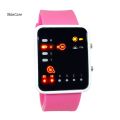Skincare| Binary Watch Unisex Silicone Band LED Display Casual Binary Wrist Watch Adjustable Buckle.