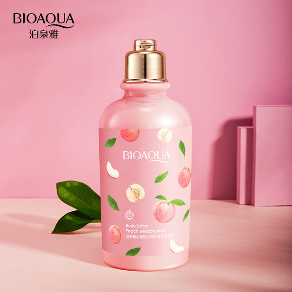 BIOAQUA Moisturizing Peach Hexapeptides Body Lotion- 250g