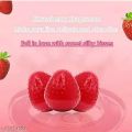 Strawberry Shape Lip Balm For Softer Lips Pink. 