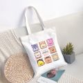 Skzoo Stray Kids Canvas Shopping Bag Large Capacity Conventional Tote Bag Fashion Shopper Women's Shoulder Bag Simple Bags. 