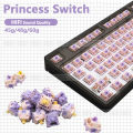 MMD Princess V3 Switch Linear Tactile 38/45/53/48/60g HIFI Sound Mechanical Keyboard Switches POM PTFE Material Custom DIY 5Pins. 
