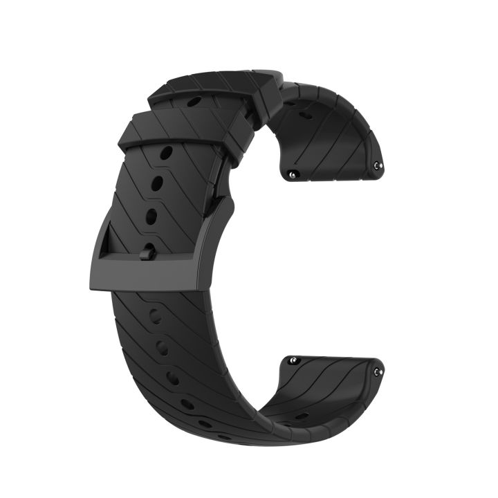 Watch Belt Twill 24mm Soft Silicone Watch Band Strap
