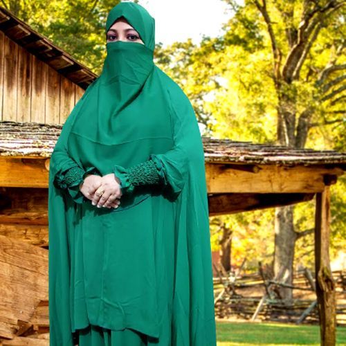 Fashionable stylish Dubai Cherry Clothes Full Set Khimar Borka With Scart Muslim Wear For Women