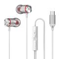 Fengxi headphones with microphone USB Cearbuds headphones with bass machine HiFi in-ear wired earphones 3.5 mm music sports games. 