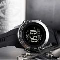 SKMEI 1524 2 Time LED Digital Wristwatches For Mens Waterproof Chrono Count Down Male Hour montre homme Big Dial Sport Men Watch. 