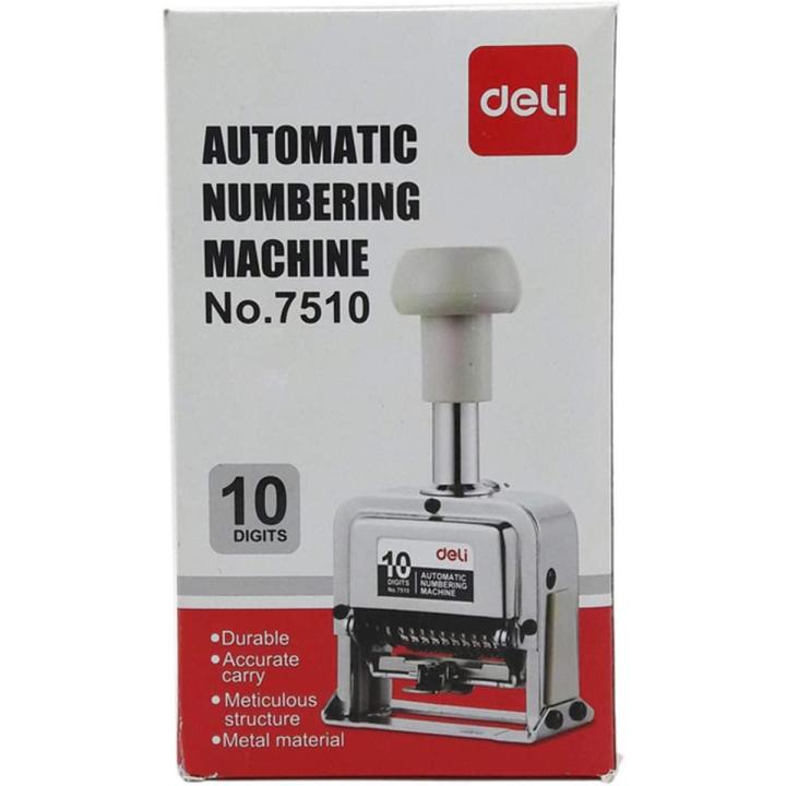 Deli 10 Digit Automatic Numbering Machine - 7510