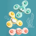 Montessori Baby Bath Toys For Boy Children Bathing Sucker Spinner Suction Cup Toy For Kids Funny Child Rattles Teether. 