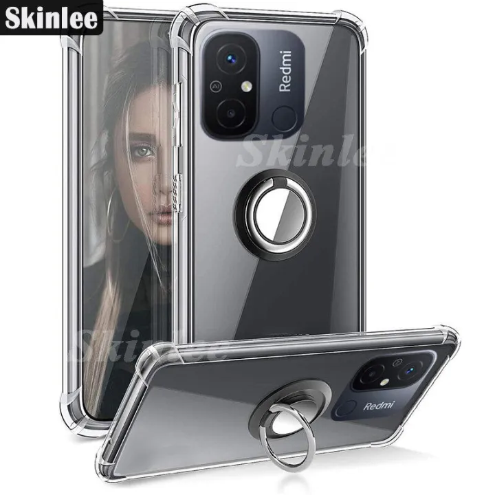 Phone%20Case%20Mi%20Xiaomi12C%20Back%20Cover%20Soft%20Clear%20Shockproof%20Car%20Magnetic%20Holder%20Ring%20Casing%20for%20Redmi%2012C%20Cover%20Cases%20-%20Image%203
