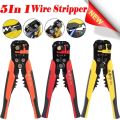 5 in 1 Multifunctional Cable Stripper – Professional Wire Stripping, Cutting & Crimping Tool | Multi-Use Hand Tool for Electrical, Home & DIY Projects | Adjustable Design | Comfortable Grip.
