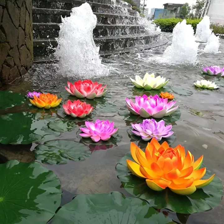 10cm/17cm%20Artificial%20Lotus%20Fake%20Plant%20Pond%20Decor%20Artificial%20Water%20Lily%20Floating%20Foam%20Lotus%20Home%20Garden%20Fish%20Tank%20Fake%20Flower%20Natuo%20-%20Image%203