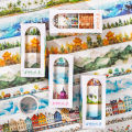 Panda Online 3Rolls Walking Forest Series Washi Paper Tape DIY Paper Creative Stickers Hand Ledger Material Paste. 