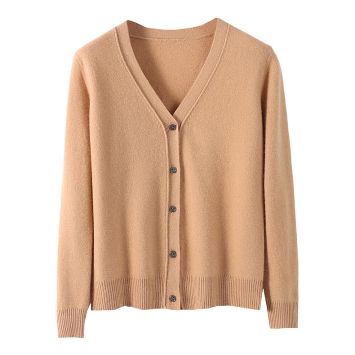 2022%20cashmere%20sweater%20cardigan%20women's%20long%20sleeved%20elegant%20Vintage%20sweater%20cashmere%20knitted%20spring%20and%20autumn%20coat%20-%20Image%206